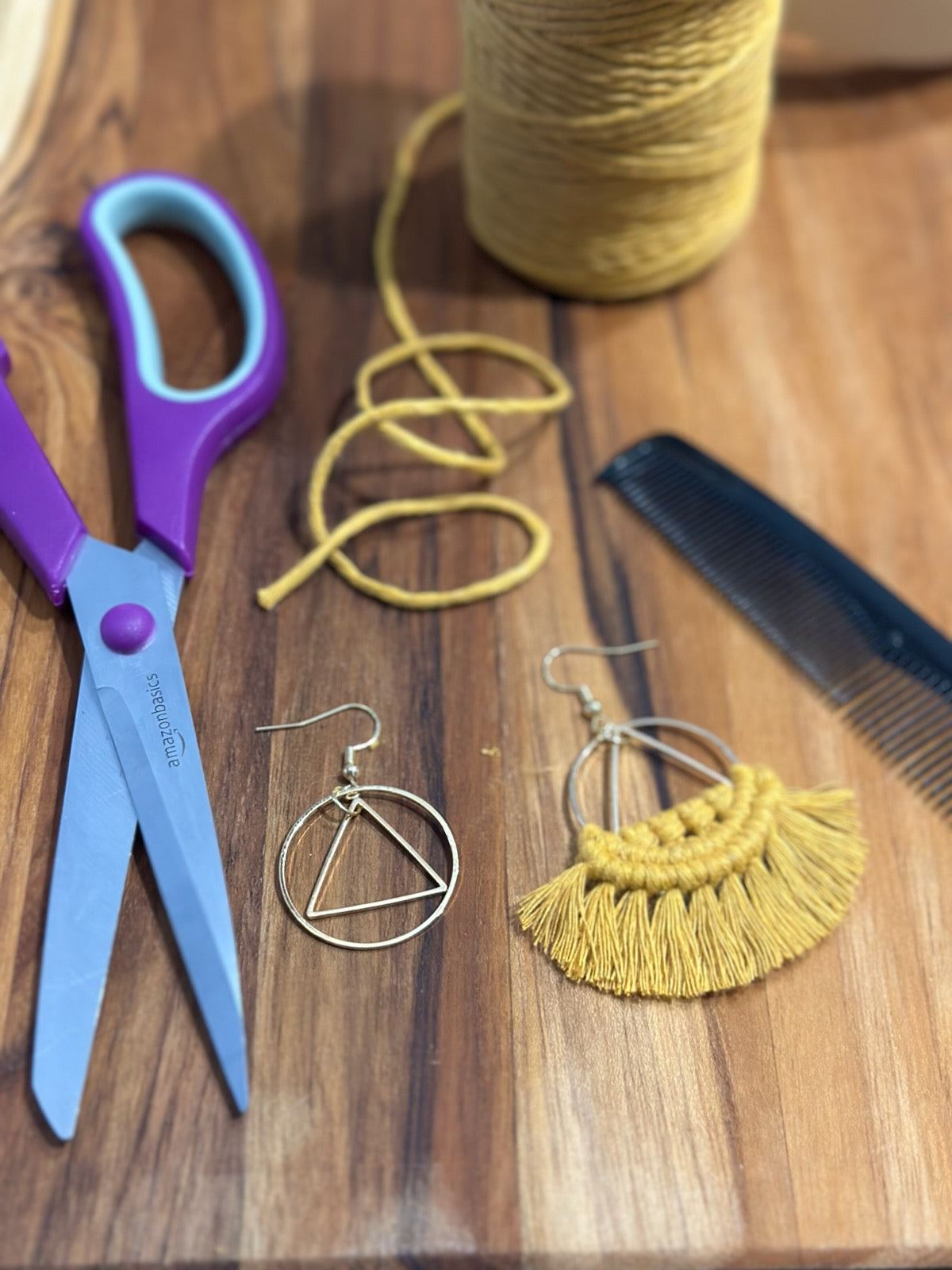 DIY Macrame Earrings